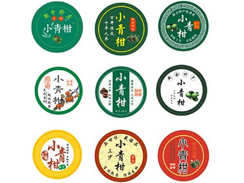 圆形不干胶定制 铜板不干胶定制不干胶贴纸定制